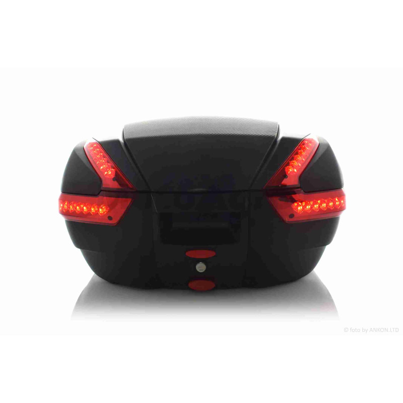 Кофр  85L  590*455*325mm  #898/2  поліпропіленовий, переносний, діодний габарит+стоп-сигнал  "LIPAI"