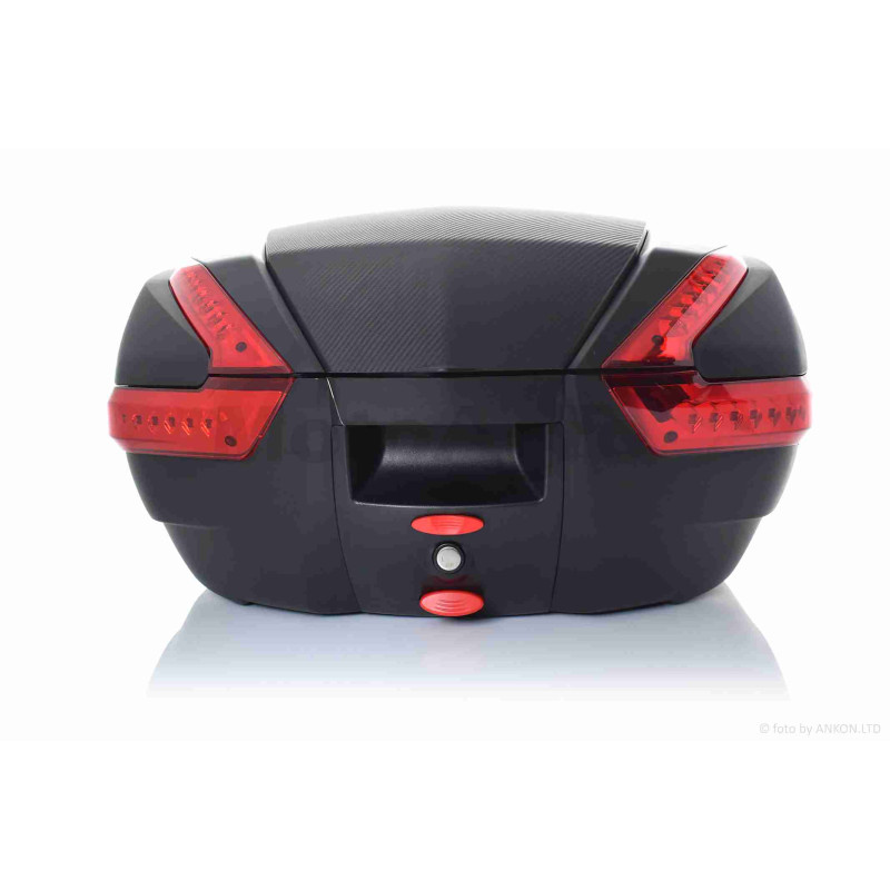 Кофр  85L  590*455*325mm  #898/2  поліпропіленовий, переносний, діодний габарит+стоп-сигнал  "LIPAI"