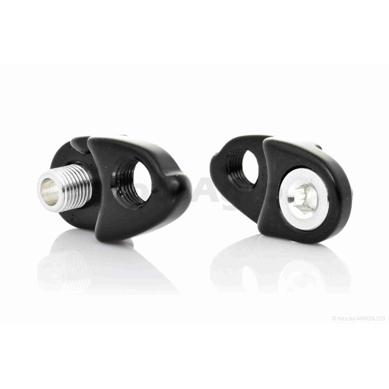 Сережки (півень) заднього перемикача велосипеда  #WG-002  (чорна)