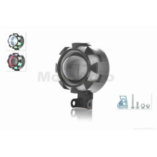 Фара додаткова діодна кругла D75 біле світло червоний габарит RGB кільце 18103_