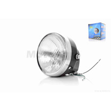 Фара на мопед альфа у зборі кругла чорна "LIPAI" AT-16265