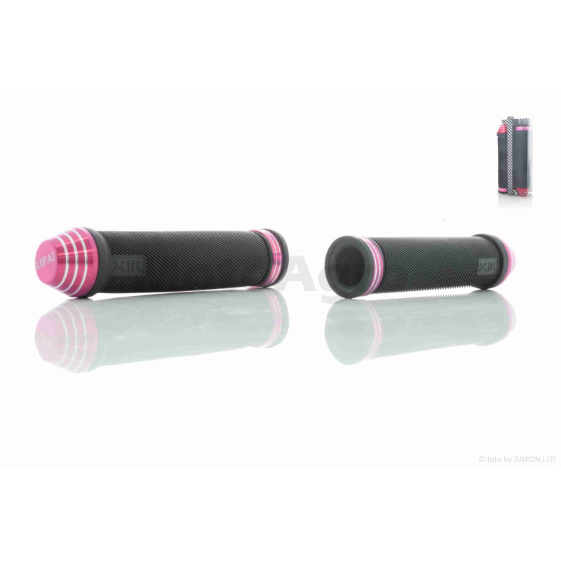 Грипси (ручки керма)  універсальні  #M1R  "LIPAI"  (рожеві)