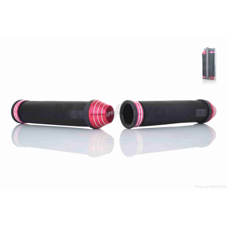 Грипси (ручки керма)  універсальні  #M1R  "LIPAI"  (рожеві)