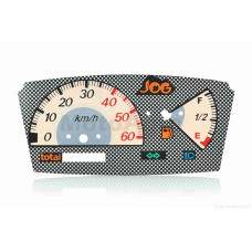 Накладка панелі приладів ямаха джог 60км/год під карбон