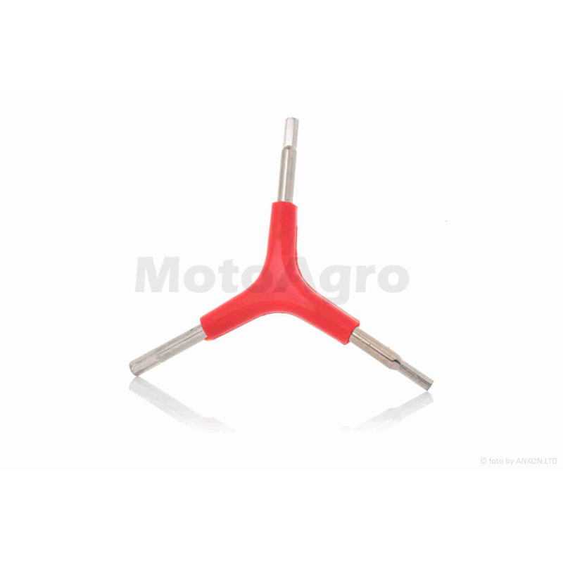 Мультиінструмент для вело  3в1, шестигранник 4/5/6mm  #GJB-032