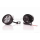 Фари додаткові (пара)  круглі, 6 діодів, кронштейн під дзеркало