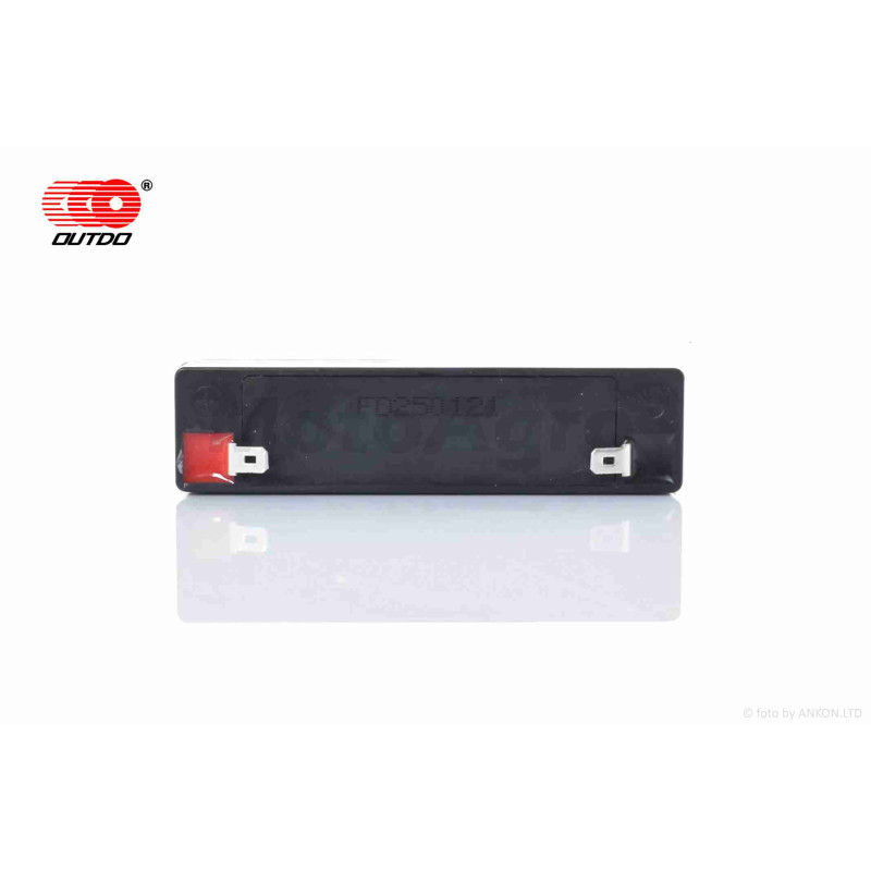 Акумулятор  SLA  6V 1.3A  97-24-51-57mm  OT1.3-6  "OUTDO"  (08.2023)