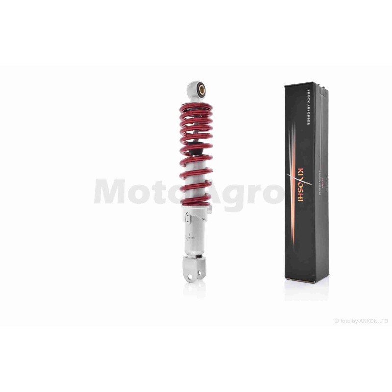 Амортизатор задний  Honda, GY6  регулируемый  290mm  (красный)  "KIYOSHI"