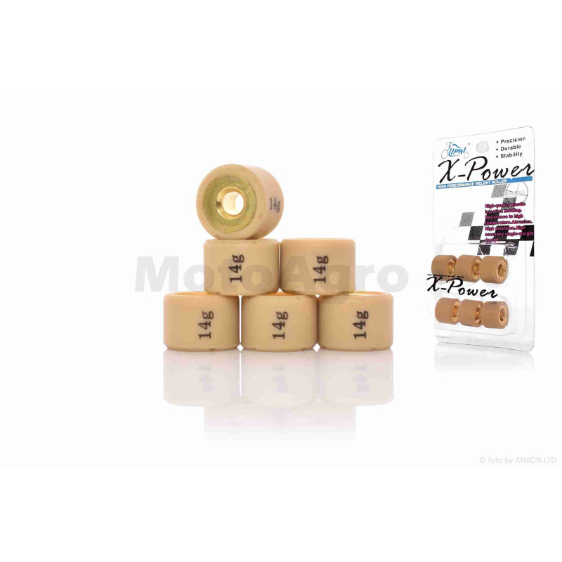 Ролики варіатора  Honda  18-13 14.0g  "LIPAI"  (std LEAD 100)