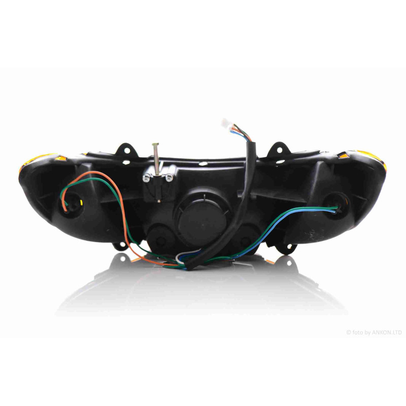 Фара  LETS 1  у зборі  (жовті повороти)