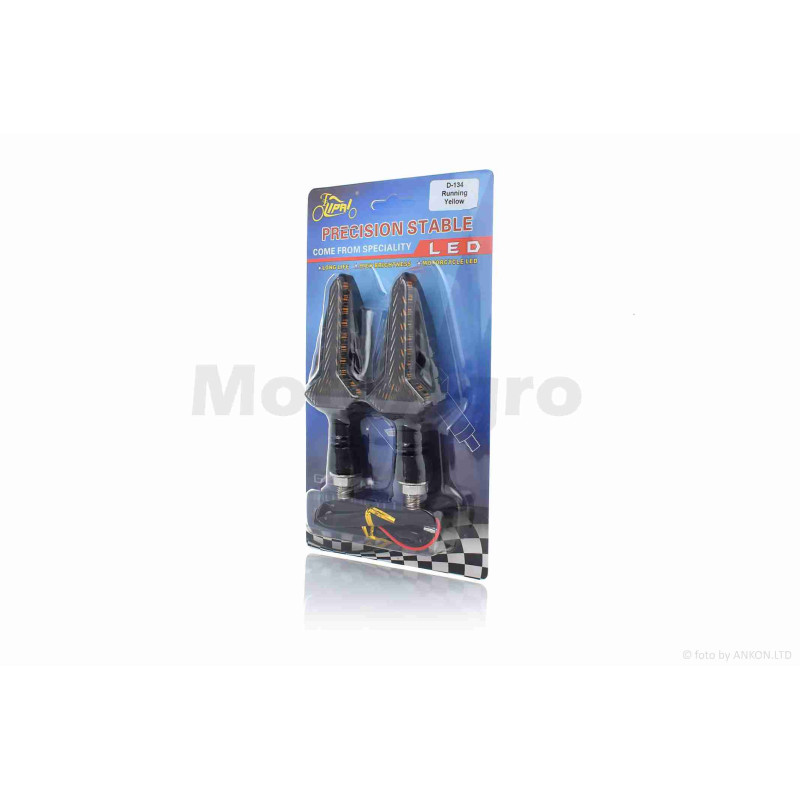 Повороти діодні  пара  #D-134  гнучка ніжка, динамічні