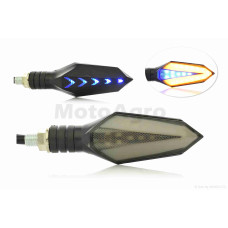 Повороти діодні пара D-157 гнучка ніжка з габаритом