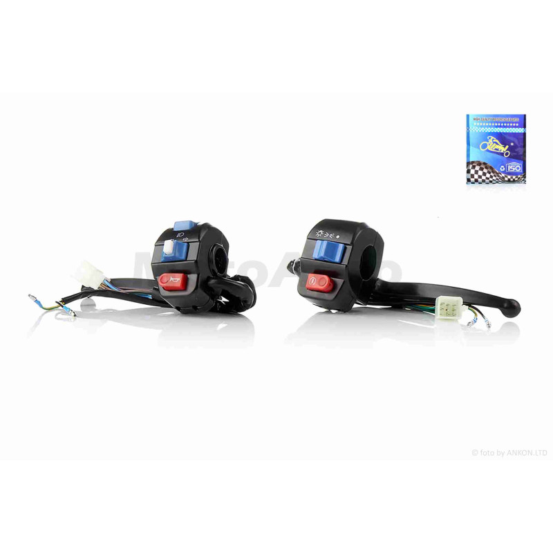 Блок кнопок керма  GY6  пара барабан/барабан  +важелі  "LIPAI"