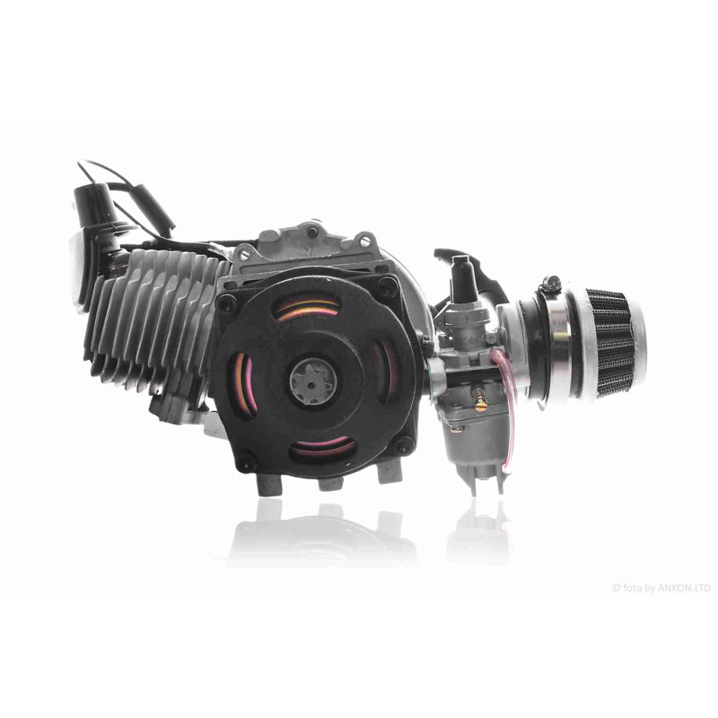 Двигун  POCKET BIKE, ATV 2T 50cc  (карбюратор, нульовик)