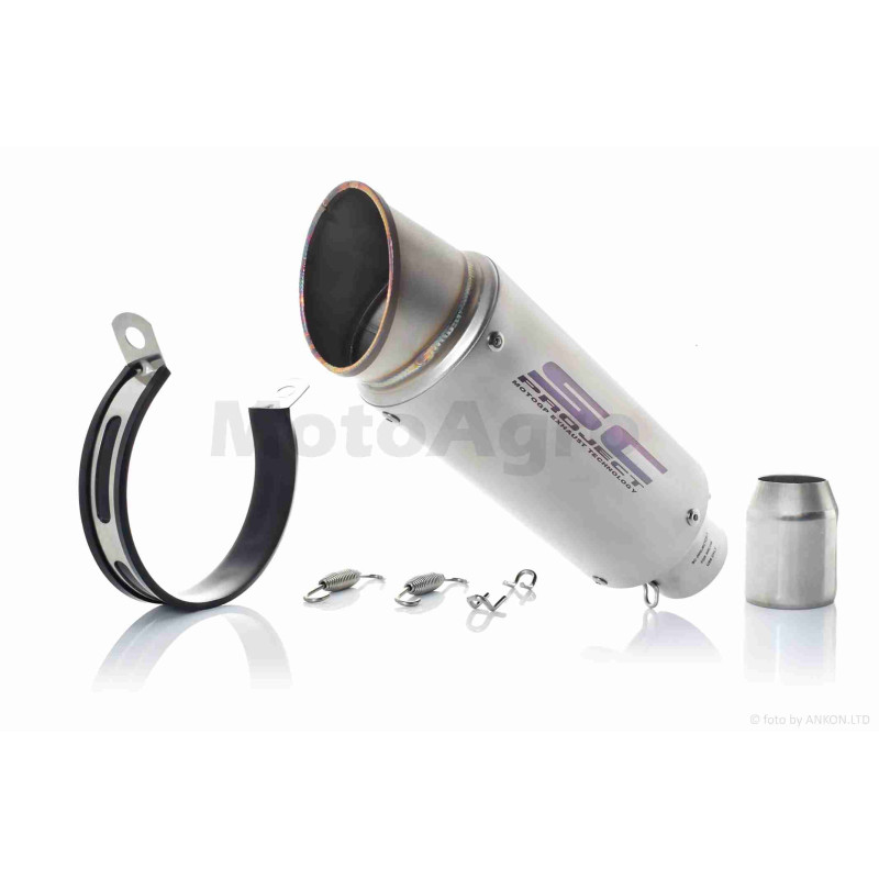 Глушник прямоток  #XPT020, D51  "SCP"  (сірий матовий)