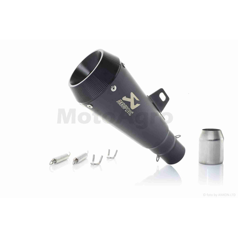 Глушник прямоток  #H1  "AKRAPOVIC"  (чорний)