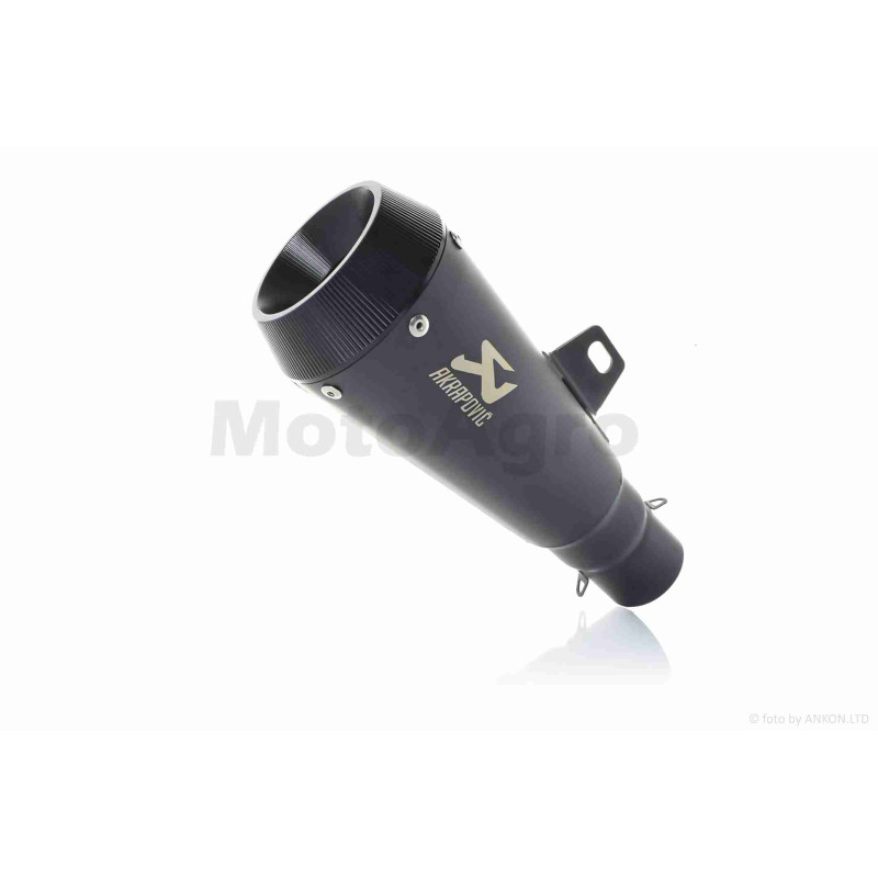 Глушник прямоток  #H1  "AKRAPOVIC"  (чорний)