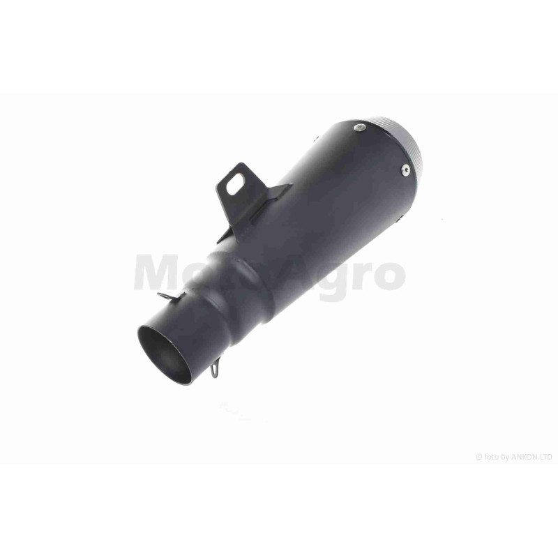 Глушник прямоток  #H1  "AKRAPOVIC"  (чорний)