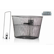 Кошик на велосипед (чорний сітка)