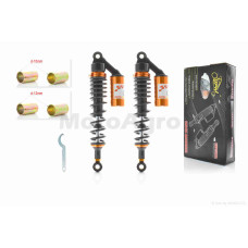 Амортизатори задні на мопед дельта 340mm газомасляні з підкачуванням "LIPAI" (чорно-золотисті)