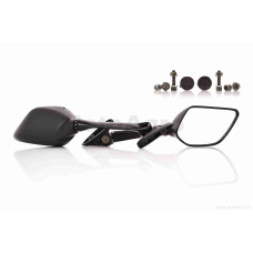 Дзеркала мото п'ятикутні довга нога два болти