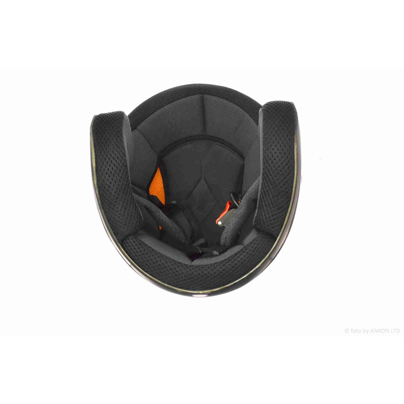 Шолом відкритий  "DAVID"  (#D018, жовтий, XL, ABS)