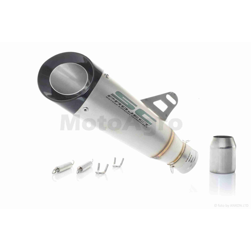 Глушник прямоток  #S04-2, D51  "SCP"  (сірий матовий)