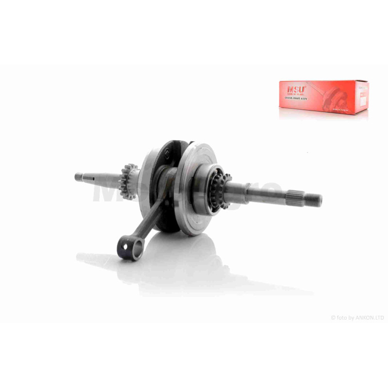 Колінвал  GY6 50/80  16T  "MSU"  ТАЙВАНЬ