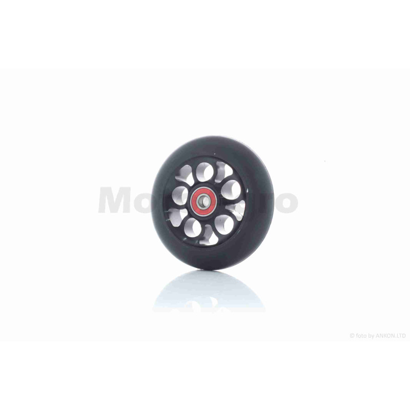 Колесо на самокат з підшипником  608-2RS, металеве, чорне, D100mm  #LZ-001-5