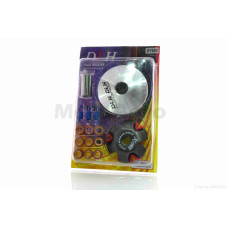 Вариатор передний (тюнинг) на китайский скутер 80 "DLH" (9 роликов палец пружины сцепления)