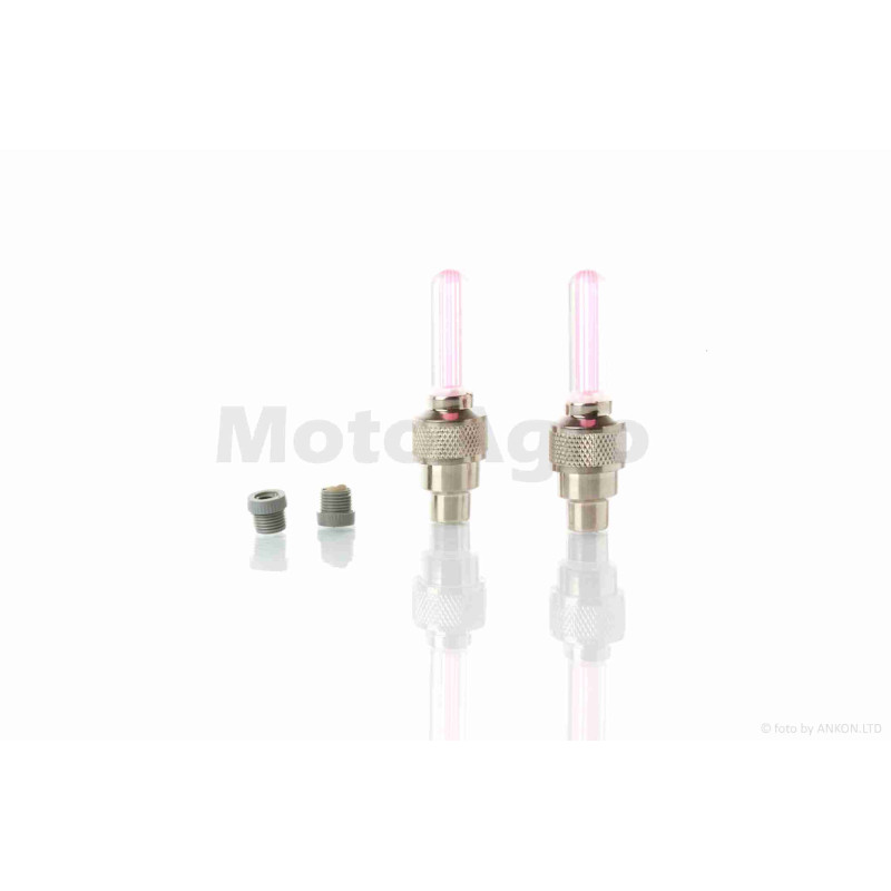 Ковпачок на ніпель світиться (пара, червоні) "Fireflys"