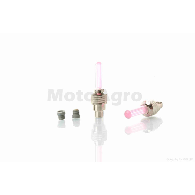 Ковпачок на ніпель світиться (пара, червоні) "Fireflys"