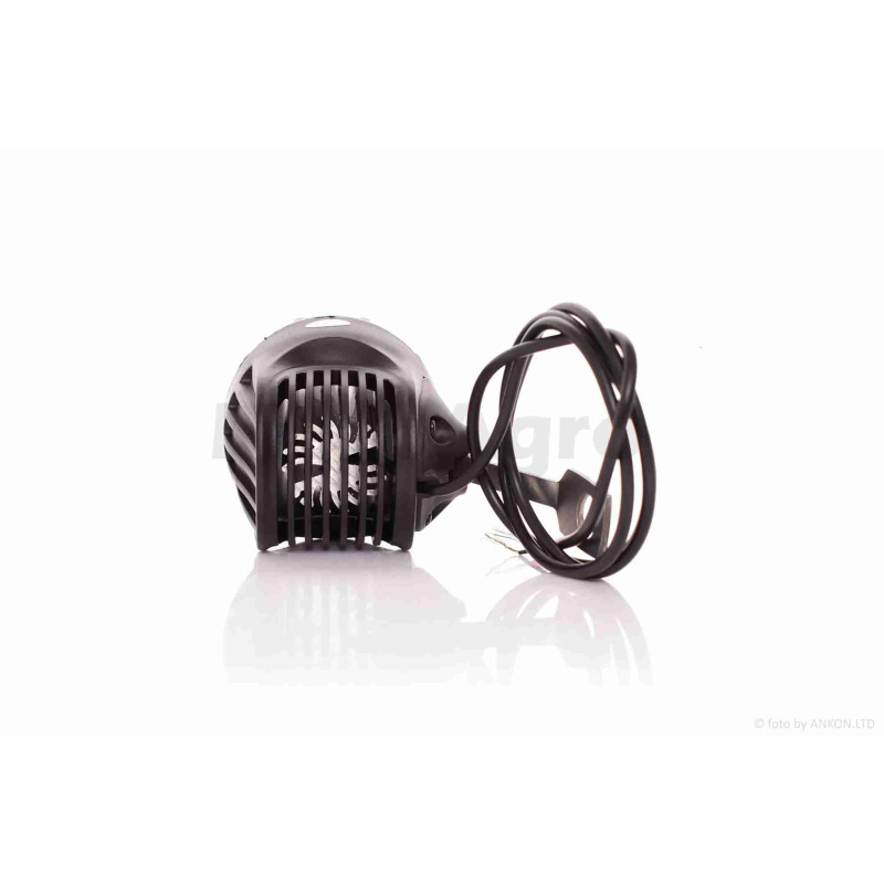 Фара додаткова  діодна, кругла, D58, 4 діоди, кронштейн під дзеркало  "RTD"