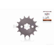 Зірка трансмісії передня на мопед дельта 428-14 "SDTW" (white)
