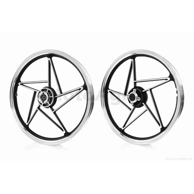 Диск колеса передній  18"-1.60  ZS125/150  d12, литий