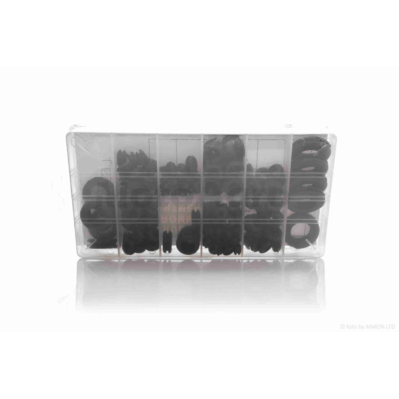 Набір ізолюючих втулок  8 видів, 180шт  #53-109