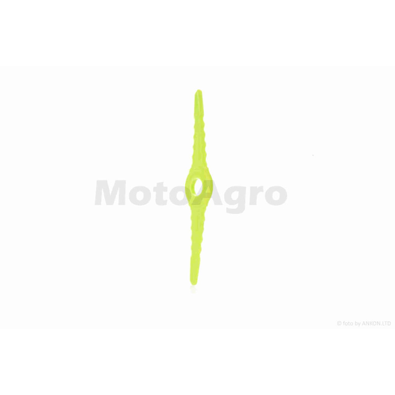 Нож косы  2T  D295  d25.4  пластиковый  "ZV"  (зеленый)