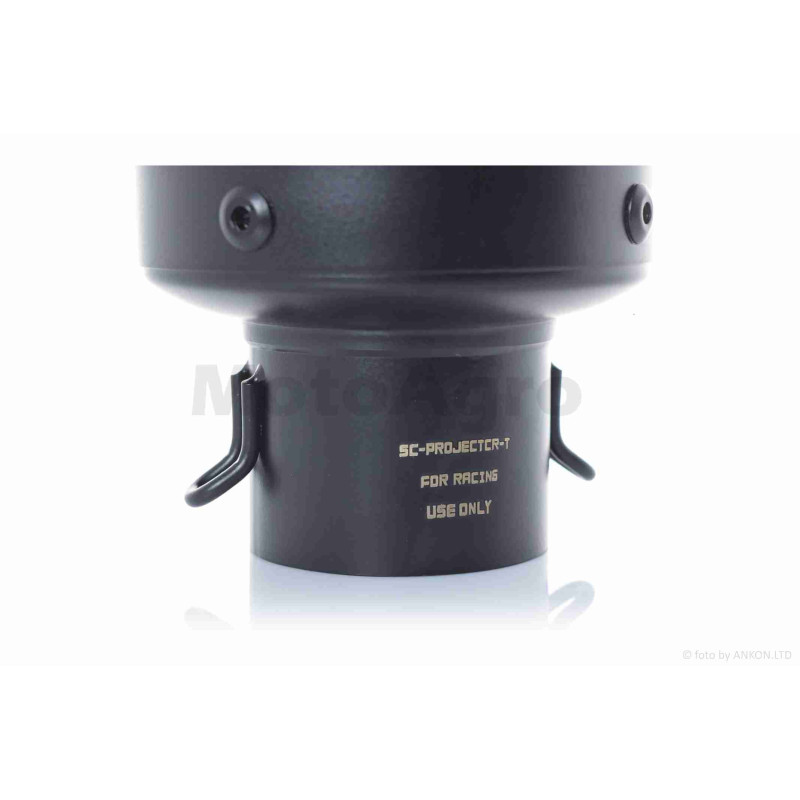 Глушник прямоток  #XPT066, D51 "SCP"  (чорний)