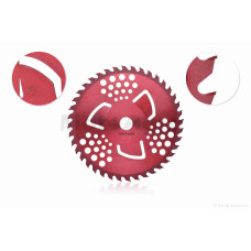 Ніж коси 40T D230 d25.4 побідит СОКОЛ-3T (червоний)