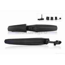 Крила бризковики на велосипед пластмас чорні DNB-016