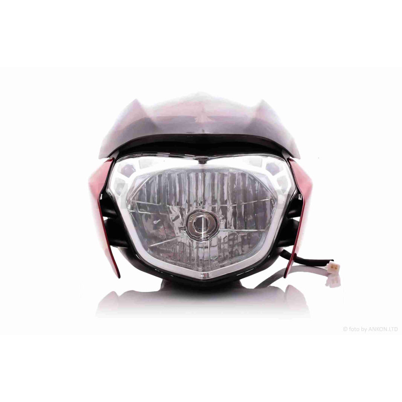 Обтічник з фарою  BAJAJ PULSAR 135  червоний