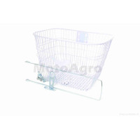 Кошик на велосипед (білий сітка метелик)