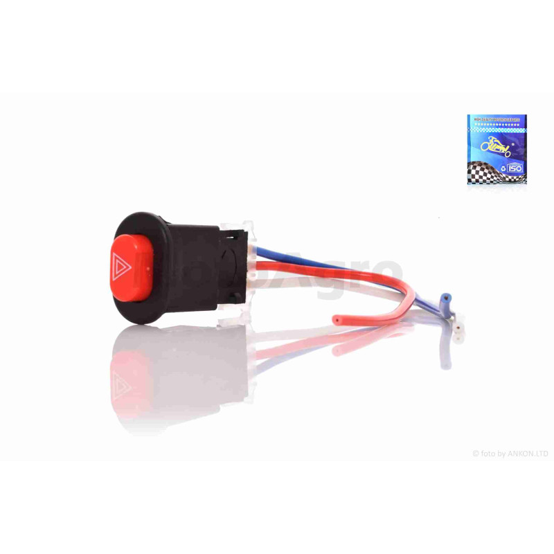 Кнопка керма GY6 аварійка + фішка, проводка "LIPAI"