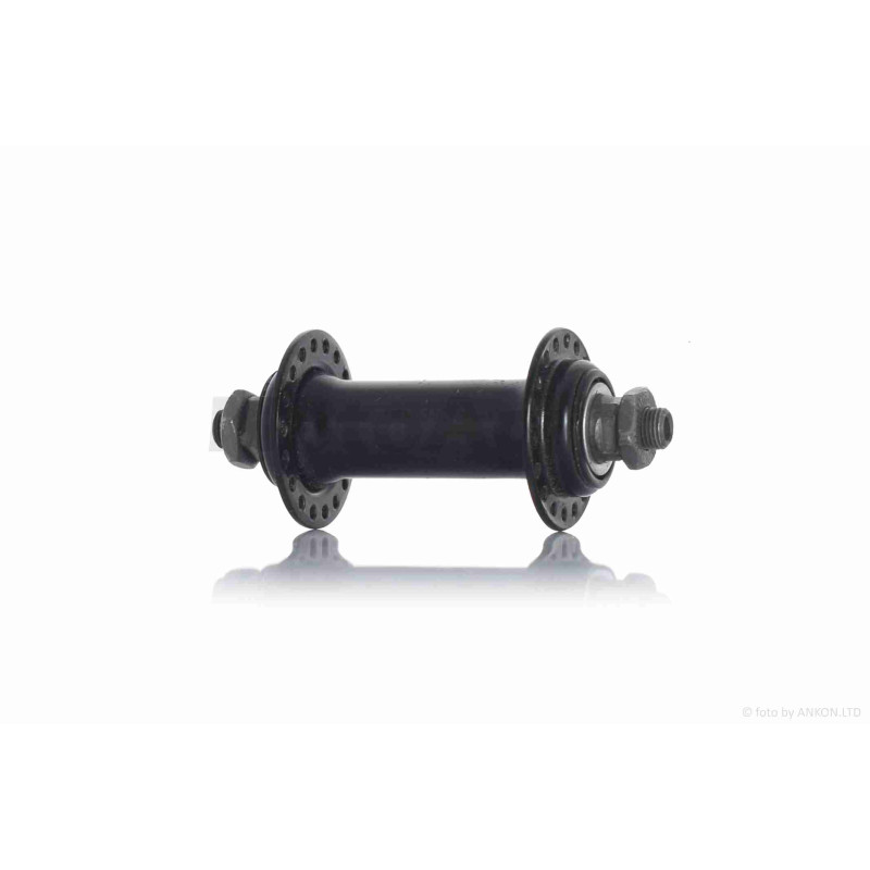 Втулка переднього колеса (сталева, 36 спиць, під ексцентрик, чорний)