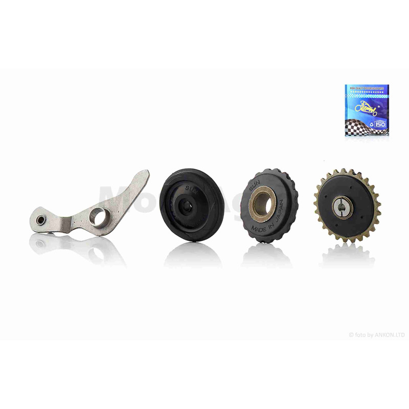 Ремкомплект ГРМ  Delta, Alpha, Active 110  3 ролики, важіль  "LIPAI"