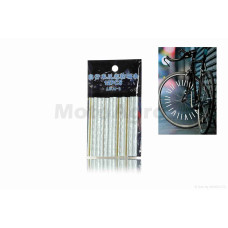 Світловідбивачі на спиці 12шт білий L-74 D-5 FGT-001