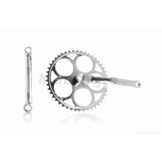 Зірка передня під квадрат (46T хром +шатун L165mm) YP-003