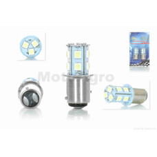 Лампи стопа діодні S25 12 вольт 21/5W кукурудза білі 2шт