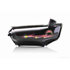 Бак паливний на мопед дельта чорний (комети)