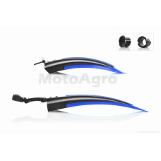 Крила бризковики на велосипед пластмас (сині) DNB-002